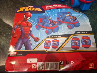 Patines Spiderman Ajustables Edad 3+
