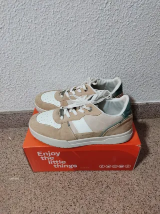 Zapatillas Refresh Beige y Verde