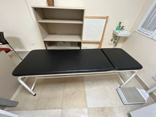 camilla para masajes con cabecero reclinable