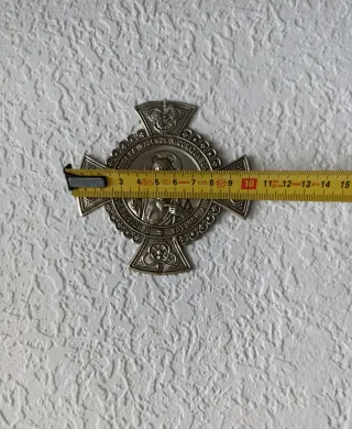 Placa Detente Sagrado Corazón Jesús Antigua año 50