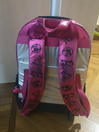 Zaino Trolley Barbie Rosa