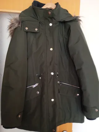 Parka mujer verde