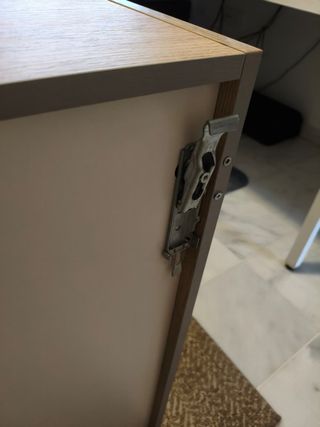 Armario baño Leroy Merlin roble 60x75x30 cm