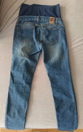 Jeans premaman blu