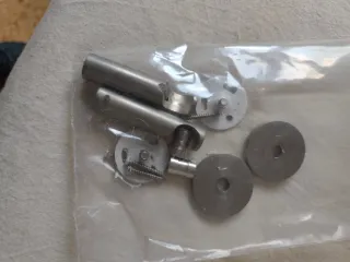 Barra cortina sol metal plateado