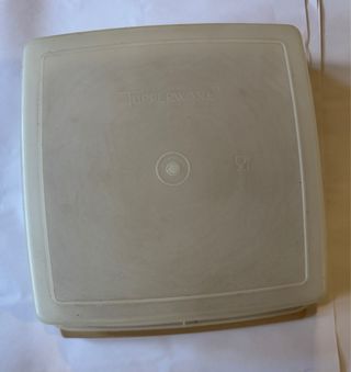 Porta formaggi Tupperware vintage quadrato