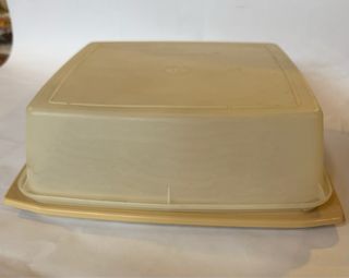 Porta formaggi Tupperware vintage quadrato