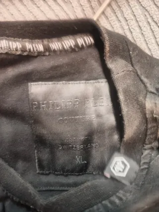 Camiseta Philipp Plein Calavera Rayas