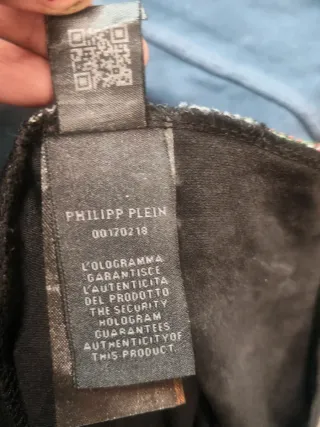 Camiseta Philipp Plein Calavera Rayas