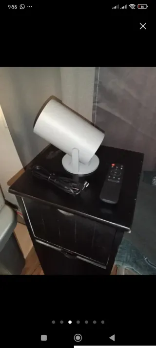 Proyector TV con mando y caja