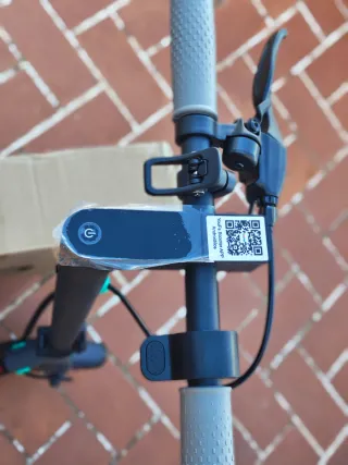 Patinete Eléctrico V8-350W Azul Nuevo