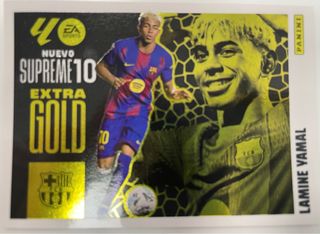 Cromo Panini Lamine Yamal Supreme 10 Extra Gold