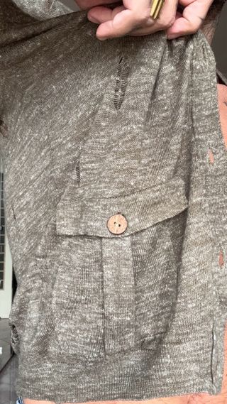 Cardigan Uomo Verde Taglia M