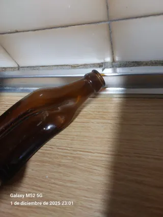 Cenicero Vintage Botella Cerveza Marrón