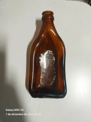 Cenicero Vintage Botella Cerveza Marrón