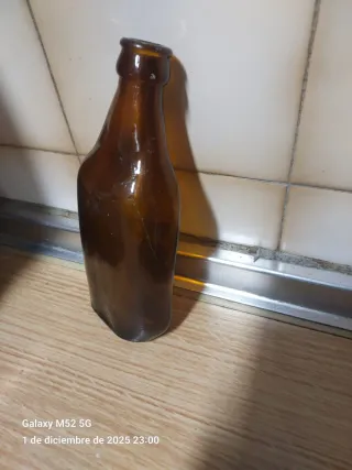 Cenicero Vintage Botella Cerveza Marrón