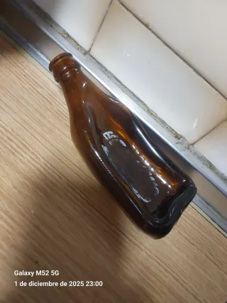 Cenicero Vintage Botella Cerveza Marrón