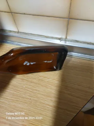 Cenicero Vintage Botella Cerveza Marrón