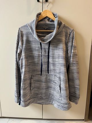 Jersey cuello alto estampado mujer Talla L