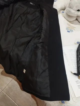 Chaquetón tres cuartos KIRA negro Talla XL