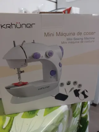 Mini Máquina de Coser Krhuner