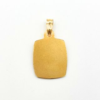 Colgante Medalla Oro 18K, Niña Virgen, 1.64gr