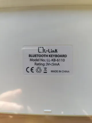 Teclado L-Link Blanco Compacto