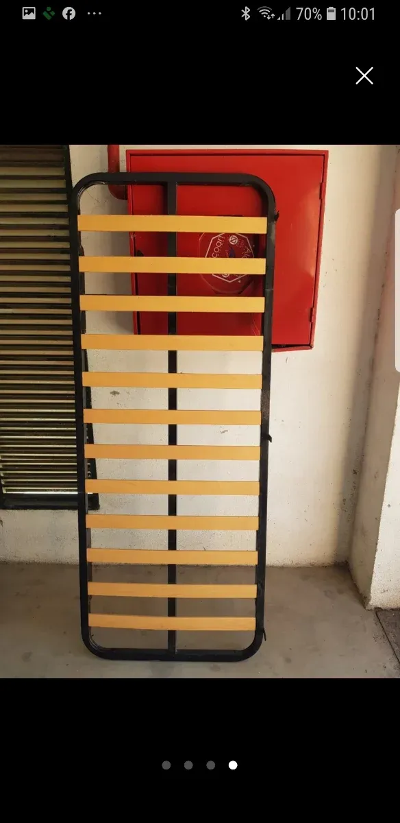 Somier de 70 x 178 patas plegables