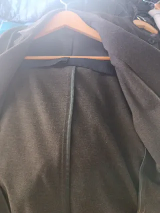 Americana lana hombre marrón