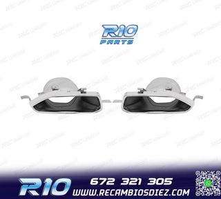 COLAS DE ESCAPE BMW G20 G21 23-25 LOOK M PERFORMANCE PLATA