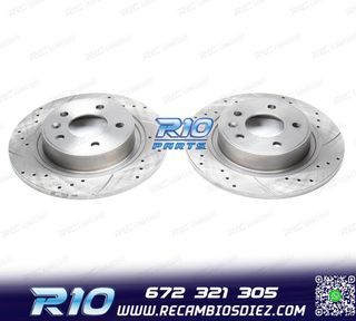 DISCOS DE FRENO PARA DACIA PERFORADOS RANURADOS