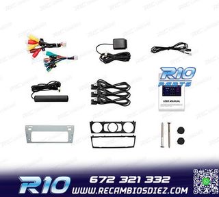 RADIO GPS ANDROID 14 PARA BMW E90 E91 E92 E93 PANTALLA 9" TA