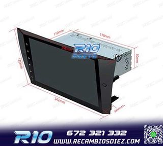 RADIO GPS ANDROID 14 PARA BMW E90 E91 E92 E93 PANTALLA 9" TA