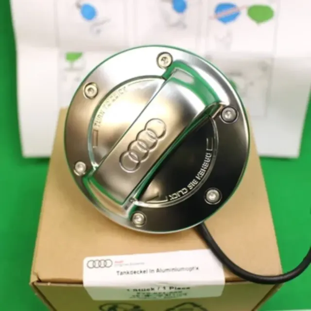 Tapa Gasolina Audi Aluminio + Kit Limpieza