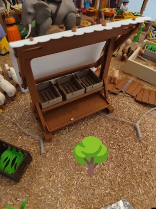 Puesto de mercado para Playmobil