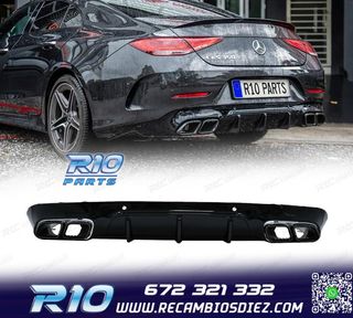 DIFUSOR MERCEDES W257 18-24 LOOK AMG CLS63