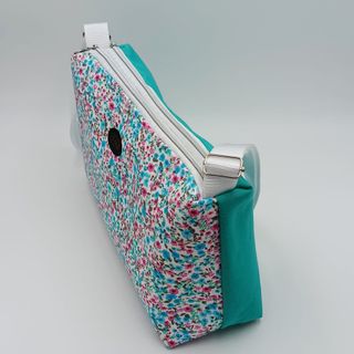 Bolso artesanal doble compartimento Flores