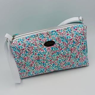 Bolso artesanal doble compartimento Flores
