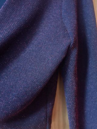 Torera fiesta brillo burdeos/negro talla única