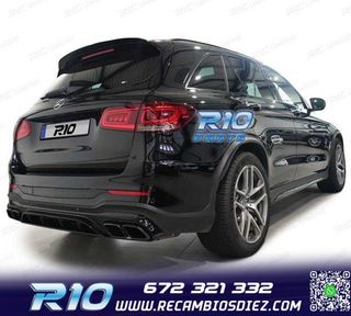 DIFUSOR MERCEDES GLC X253 15-18 LOOK AMG GLC63 PDC + COLAS E