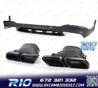 DIFUSOR MERCEDES GLC X253 15-18 LOOK AMG GLC63 PDC + COLAS E
