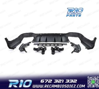 DIFUSOR MERCEDES GLC X253 15-18 LOOK AMG GLC63 PDC + COLAS E