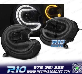FAROS XENON MINI COOPER 06-14 LED NEGRO