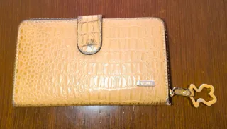 Cartera Tous Beige Cocodrilo con Oso