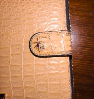 Cartera Tous Beige Cocodrilo con Oso