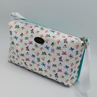 Bolso artesanal de doble apartado Mariposas