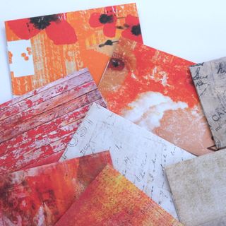 Sobres pequeños hechos a mano