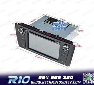 RADIO NAVEGADOR 7" PARA BMW SERIE 1 E81 E82 E87 E88 04-11 US