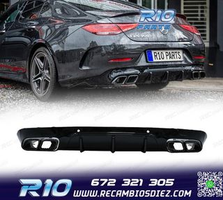 DIFUSOR MERCEDES W257 18-24 LOOK AMG CLS63
