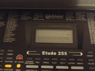 Teclado Schubert con pie